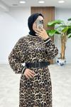 Irmak Elbise Leopar