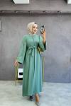 Senem Abaya Mint Yeşili