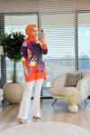 6273-2 Tablo Desen Tunik Oranj